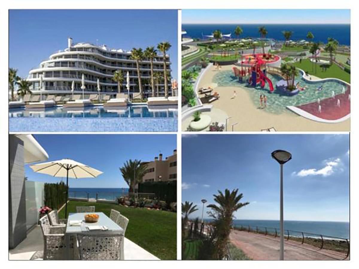 Infinity Luxury Sea View Apartment With Private Garden Arenales del Sol Kültér fotó